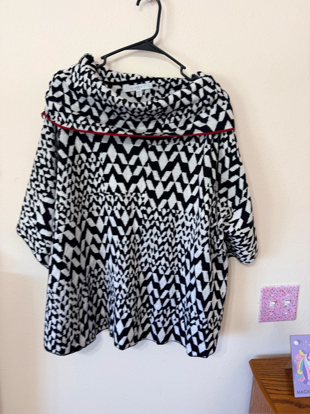 Fever Poncho Type Sweater size Large